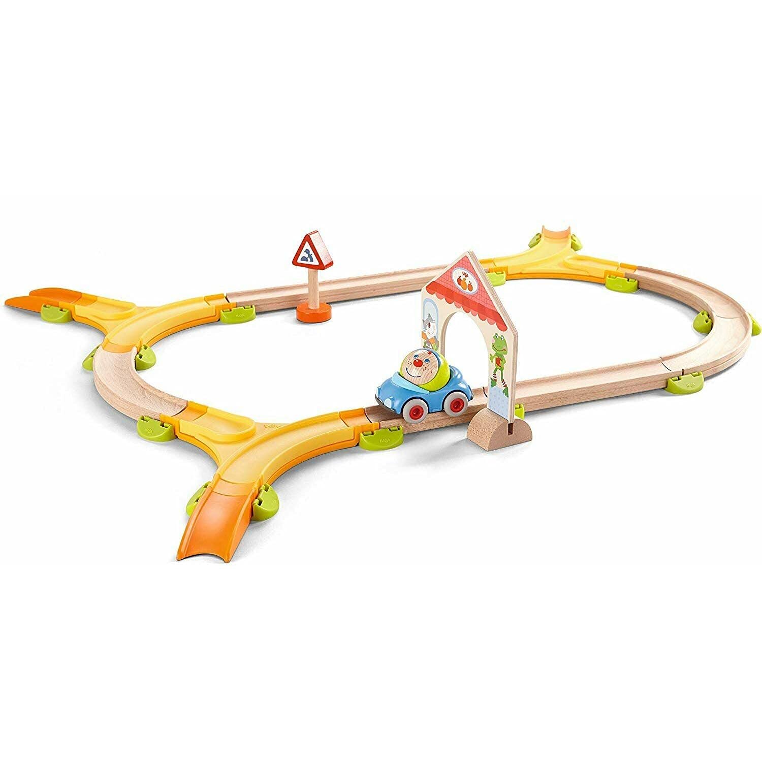 Amazon.com: HABA Kullerbu Kringel Roundabout Play Track - 28 Piece